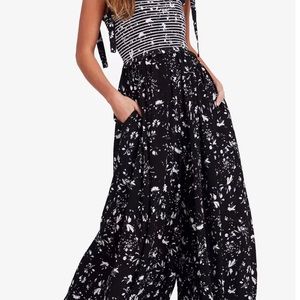 Free People Color My World Wide Leg Jumper
